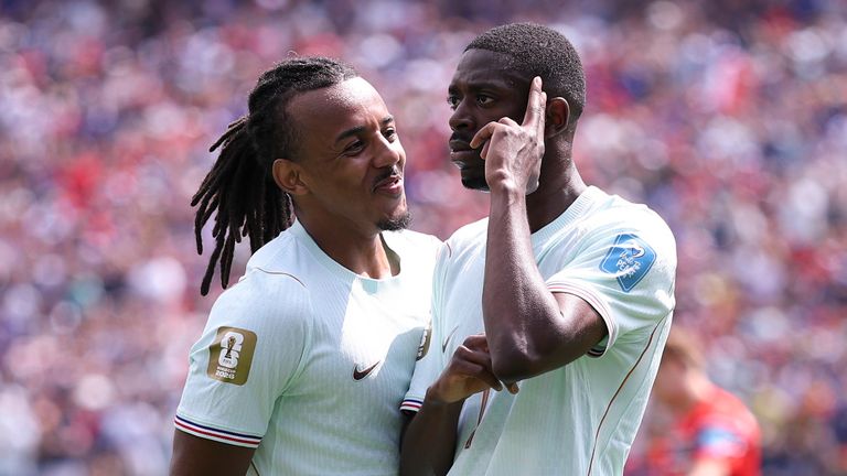 2026年世界杯：挪威1-4法国 - 登贝莱上半场梅开二度，法国队领跑I组